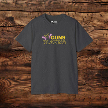 Guns Blazing Podcast Vintage Tee